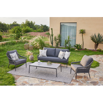 Sofa 2-osobowa (z poduszkami) SUNART SUN 53G / ANTHRACITE