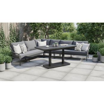 Zestaw narożny dla 5 osób (z poduszkami) SUNART SUN 63G SUN 64G SUN 65G SUN 66G / ANTHRACITE