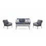 Lounge Armchair (with cushions) SUNART SUN 54G / ANTHRACITE