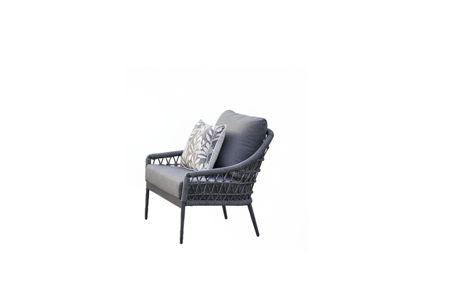 Lounge Armchair (with cushions) SUNART SUN 54G / ANTHRACITE
