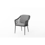 Dining Armchair (with cuhions) SUNART SUN 57G / ANTHRACITE