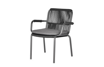 Dining Armchair (with cushions) SUNART SUN 49G / ANTHRACITE