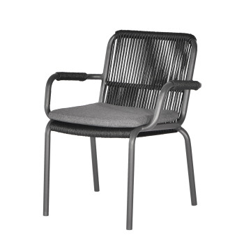Dining Armchair (with cushions) SUNART SUN 49G / ANTHRACITE