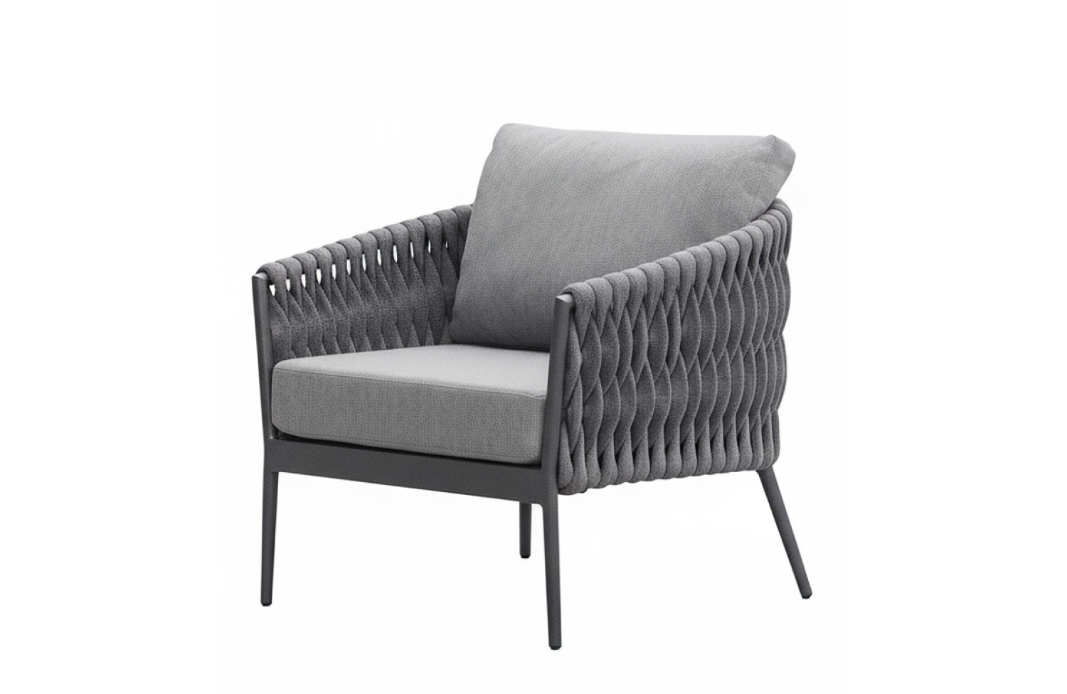 Крісло (з подушками) SUNART SUN 26BW / ANTHRACITE