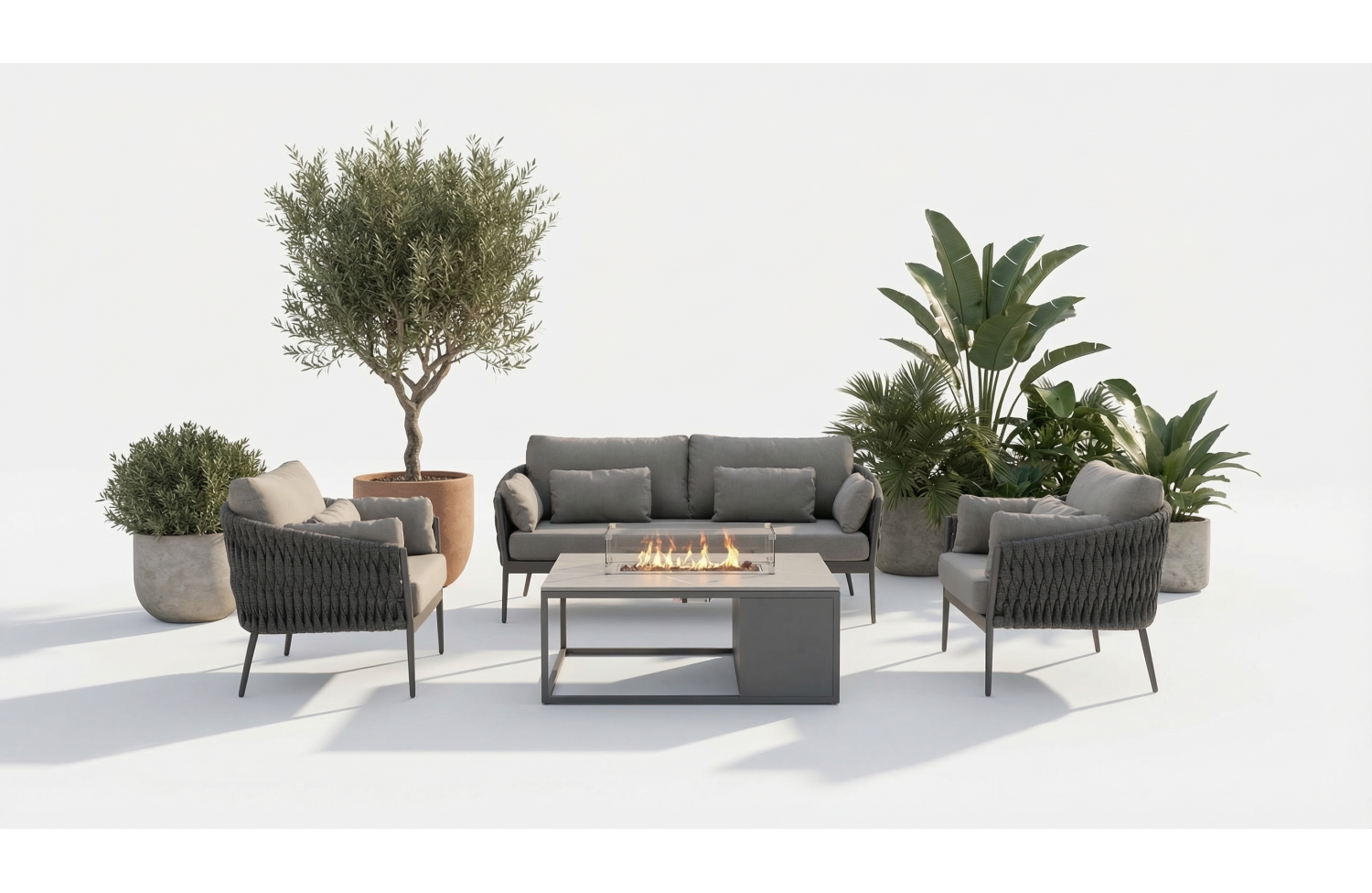 Диван 2-місний (з подушками) SUNART SUN 27BW / ANTHRACITE