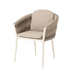 Стілець з підлокітн. (з подушками) SUNART SUN 28T / TAUPE