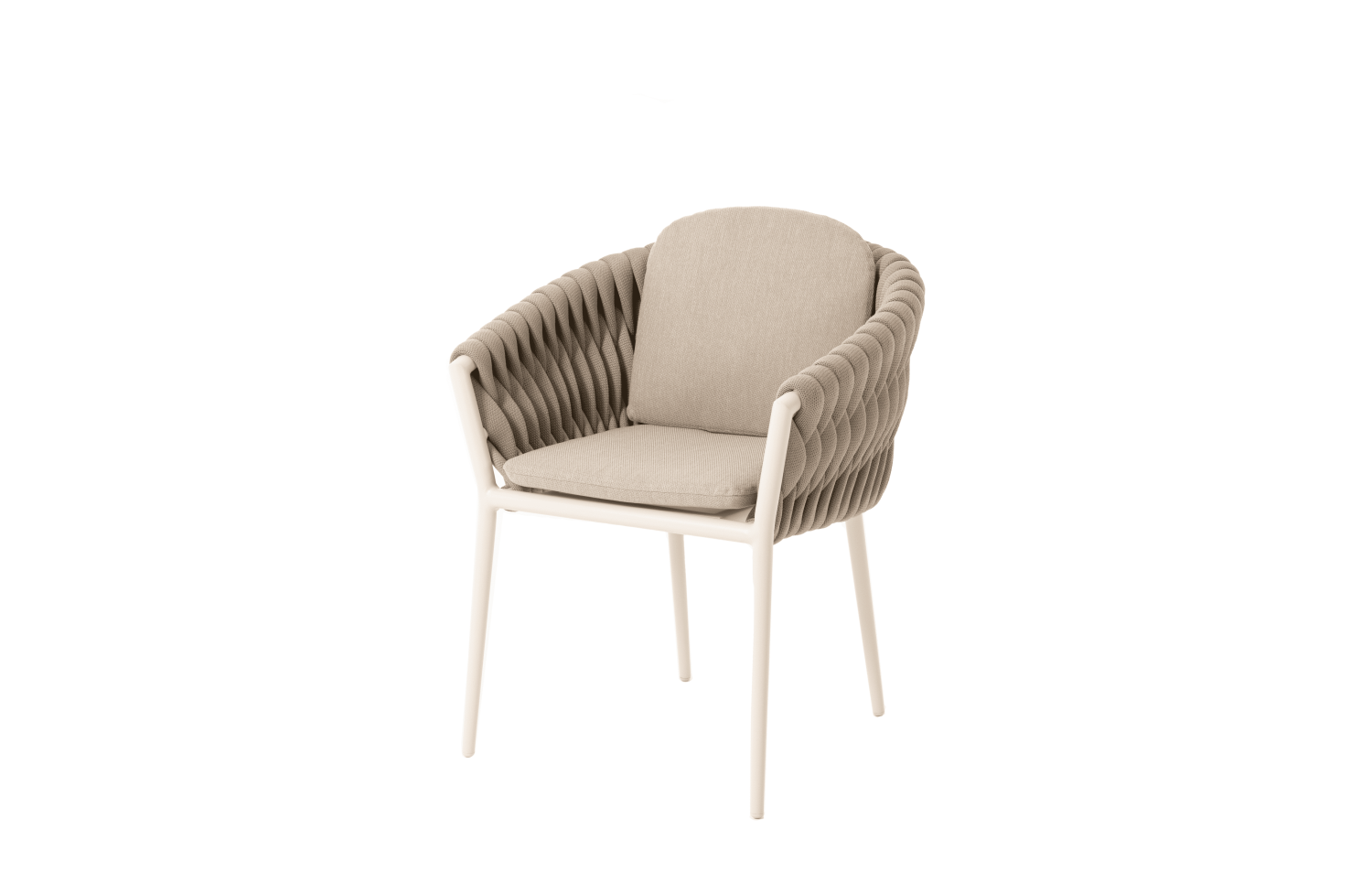 Стілець з підлокітн. (з подушками) SUNART SUN 28T / TAUPE