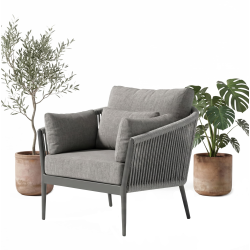Крісло (з подушками) SUNART SUN 54S / ANTHRACITE