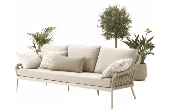 Диван 3-місний (з подушками) SUNART SUN 52T / TAUPE