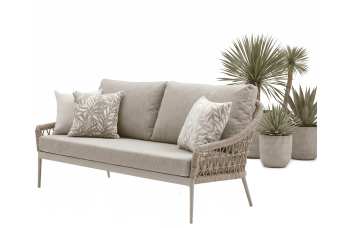 Диван 2-місний (з подушками) SUNAR SUN 53T / TAUPE