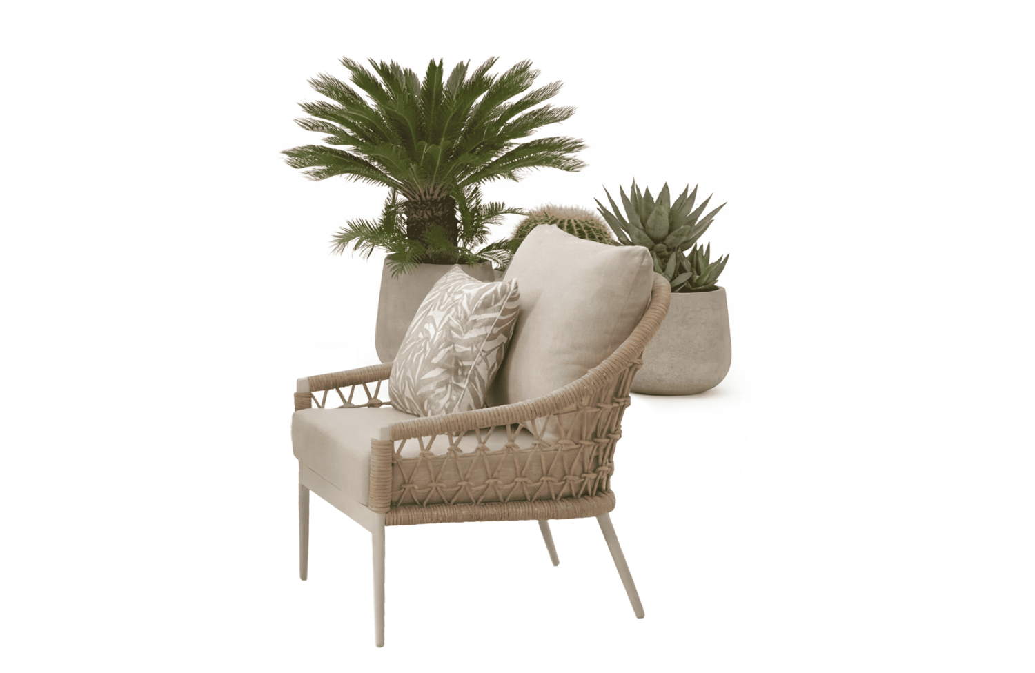 Крісло (з подушками) SUNART SUN 54T / TAUPE