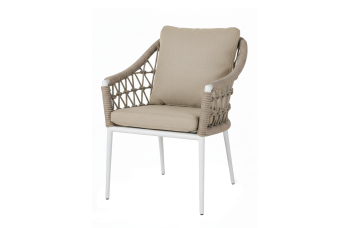 Стілець з підлокітниками (з подушками) SUNART SUN 57T / TAUPE