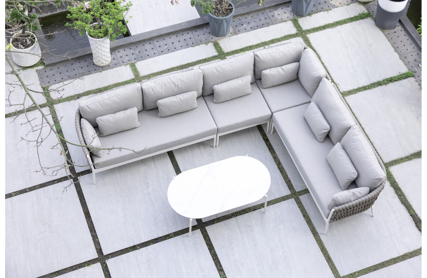 Кутовий комплект (з подушками) SUNART SUN 22T SUN 23T SUN 24T SUN 25T / TAUPE