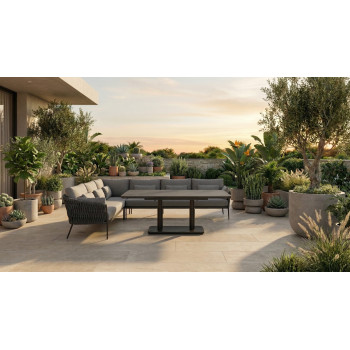 Кутовий комплект (з подушками) SUNART SUN 22BW SUN 23BW SUN 24BW SUN 25BW / ANTHRACITE