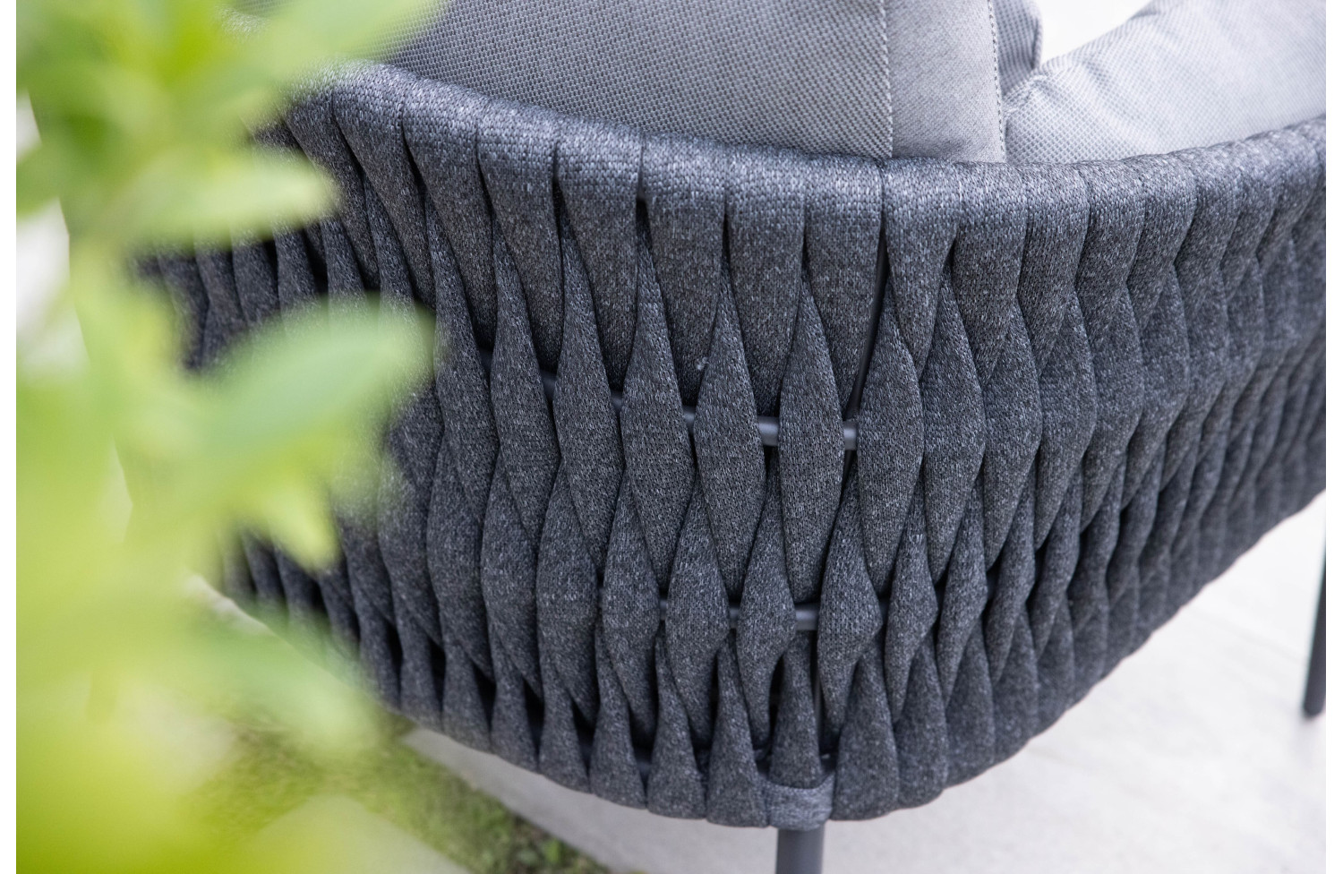 Sofa 3-osobowa (z poduszkami) SUNART SUN 62BW / ANTRACHITE