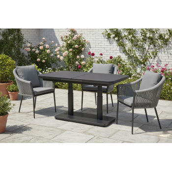 Krzesło z podłokietnikami (z poduszkami) SUNART SUN 57S / ANTHRACITE