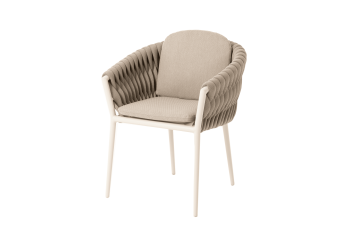 Krzesło z podłokietnikami. (z poduszek) SUNART SUN 28T / TAUPE