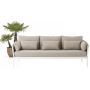 Sofa 3-osobowa (z poduszkami) SUNART SUN 62T / TAUPE