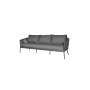 Sofa 3-osobowa (z poduszkami) SUNART SUN 52S / ANTHRACITE