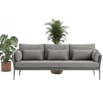 Sofa 3-osobowa (z poduszkami) SUNART SUN 52S / ANTHRACITE