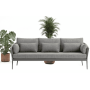 Sofa 3-osobowa (z poduszkami) SUNART SUN 52S / ANTHRACITE