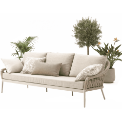 Sofa 3-osobowa (z poduszkami) SUNART SUN 52T / TAUPE Sofa 3-osobowa (z poduszkami) SUNART SUN 52T / TAUPE
