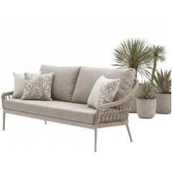 Sofa 2-osobowa (z poduszkami) SUNART SUN 53T / TAUPE Sofa 2-osobowa (z poduszkami) SUNART SUN 53T / TAUPE