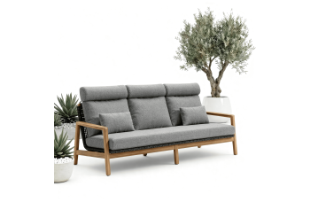Sofa 3-osobowa (z poduszkami) SUNART REYNE SUN 71N / NATURAL