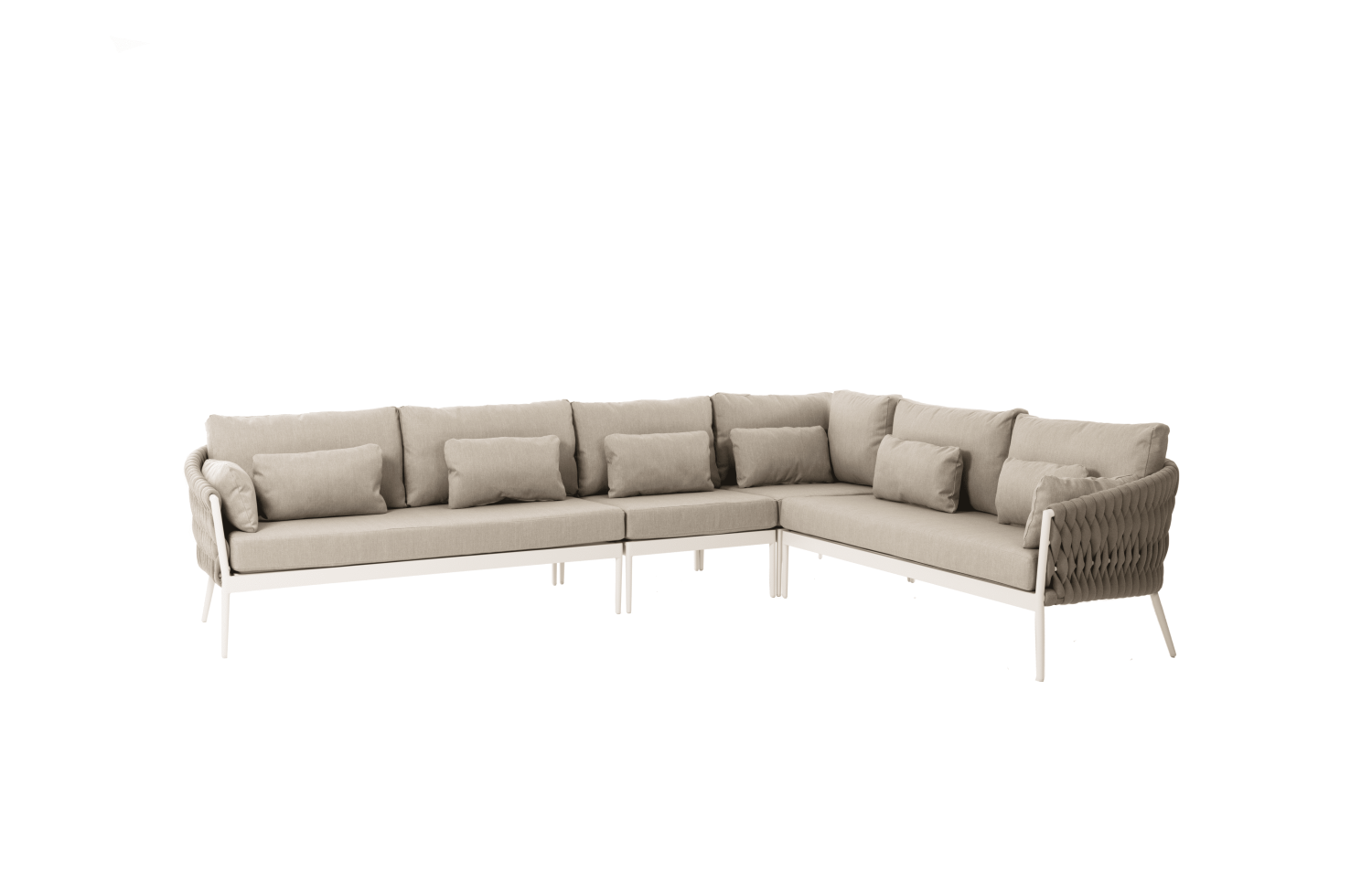 Zestaw narożny dla 5 osób (z poduszkami) SUNART SUN 22T SUN 23T SUN 24T SUN 25T / TAUPE