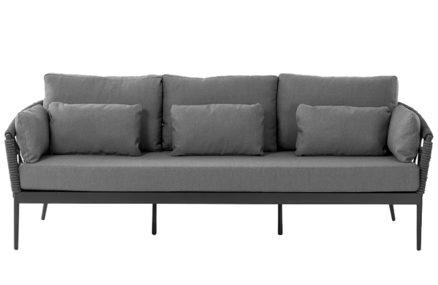 3-Seater Sofa (with cushions) SUNART SUN 62BW / ANTRACHITE