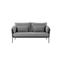 2-Seater Sofa (with cushions) SUNART SUN 27BW / ANTHRACITE
