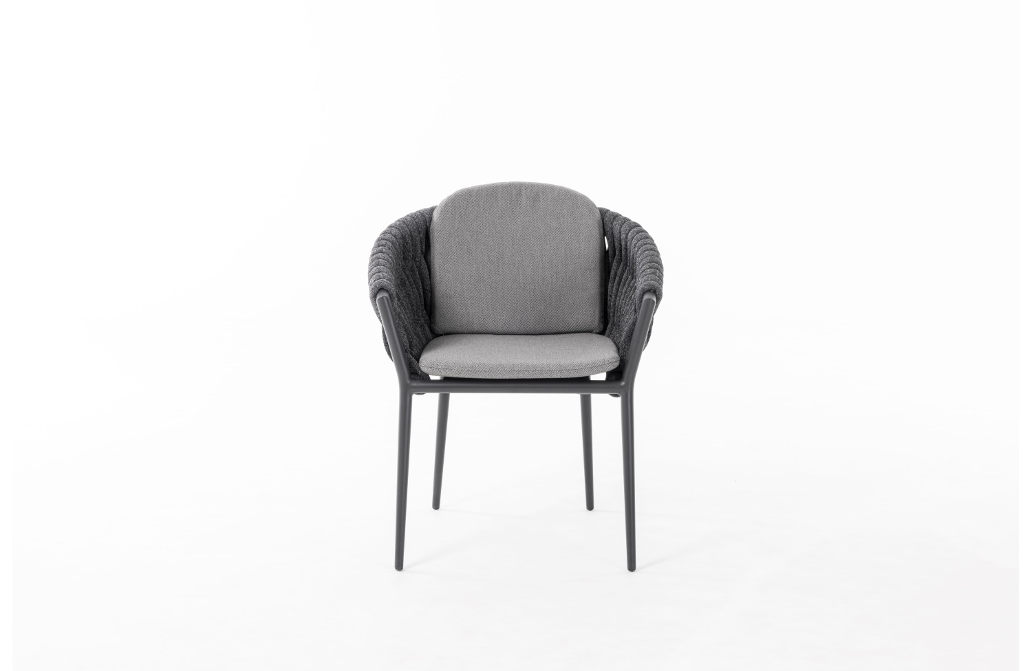 Dining Armchair (with cushions) SUNART SUN 28BW / ANTRACHITE