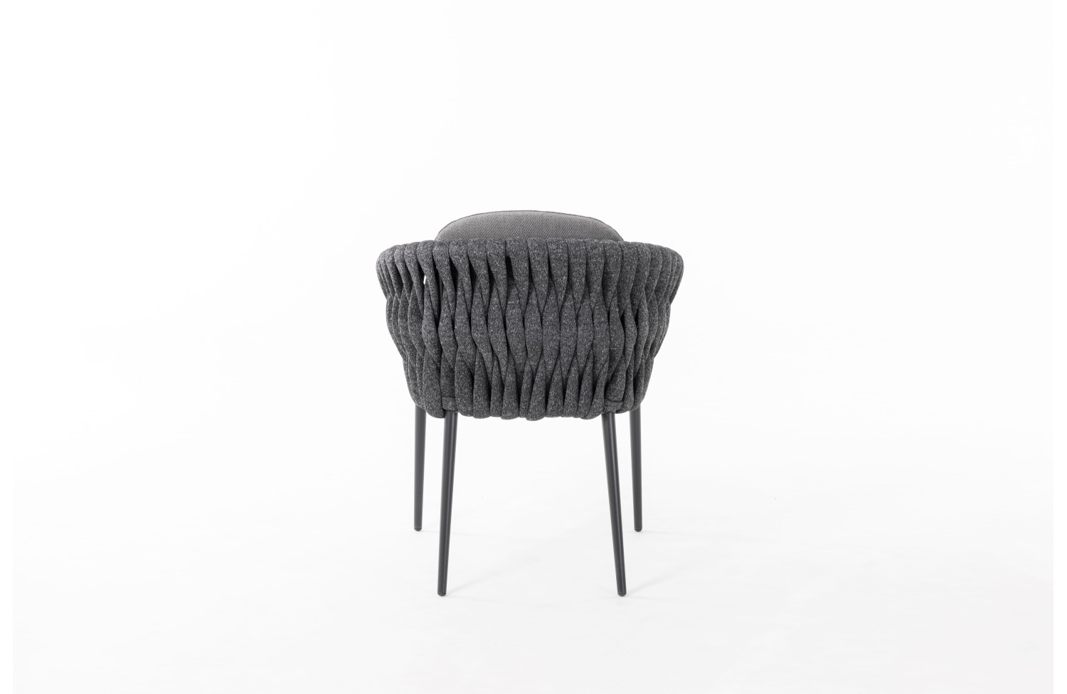 Dining Armchair (with cushions) SUNART SUN 28BW / ANTRACHITE