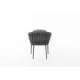 Dining Armchair (with cushions) SUNART SUN 28BW / ANTRACHITE
