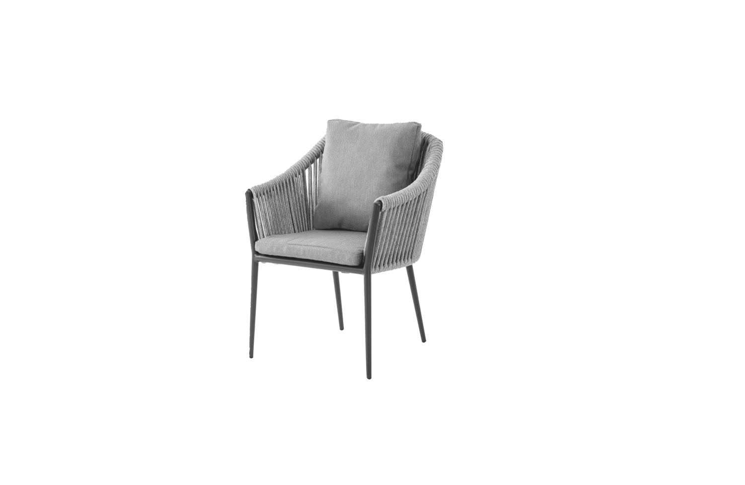 Dining Armchair (with cushions) SUNART SUN 57S / ANTHRACITE