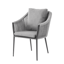 Dining Armchair (with cushions) SUNART SUN 57S / ANTHRACITE