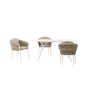 Dining Armchair (with cushions) SUNART SUN 28T / TAUPE