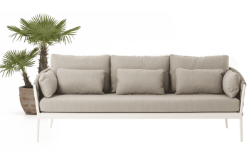 3-Seater Sofa (with cushions) SUNART SUN 62T / TAUPE