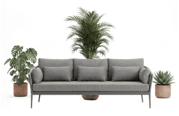 3-Seater Sofa (with cushions) SUNART SUN 52S / ANTHRACITE