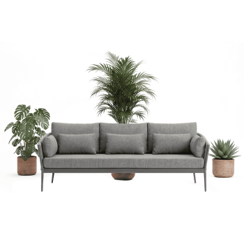 3-Seater Sofa (with cushions) SUNART SUN 52S / ANTHRACITE