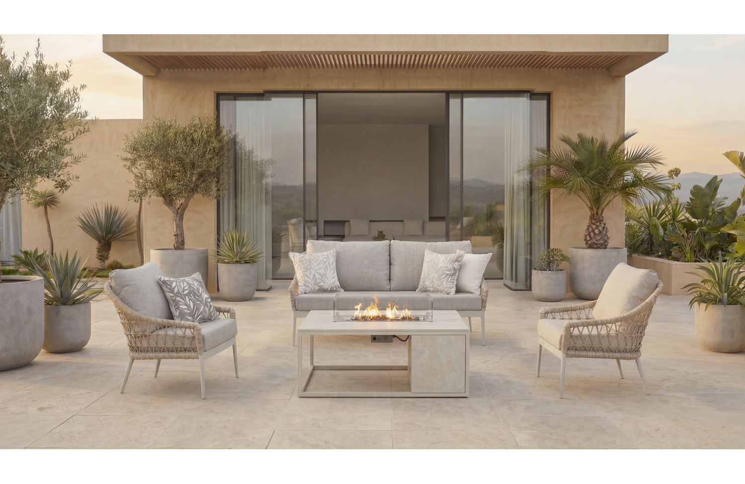 2-Seater Sofa (with cushions) SUNART SUN 53T / TAUPE