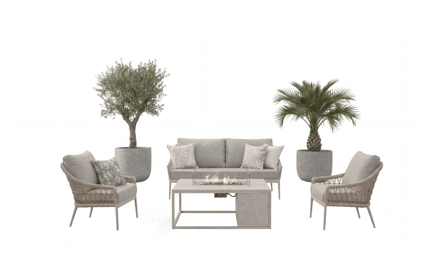 Lounge Armchair (with cushions) SUNART SUN 54T / TAUPE