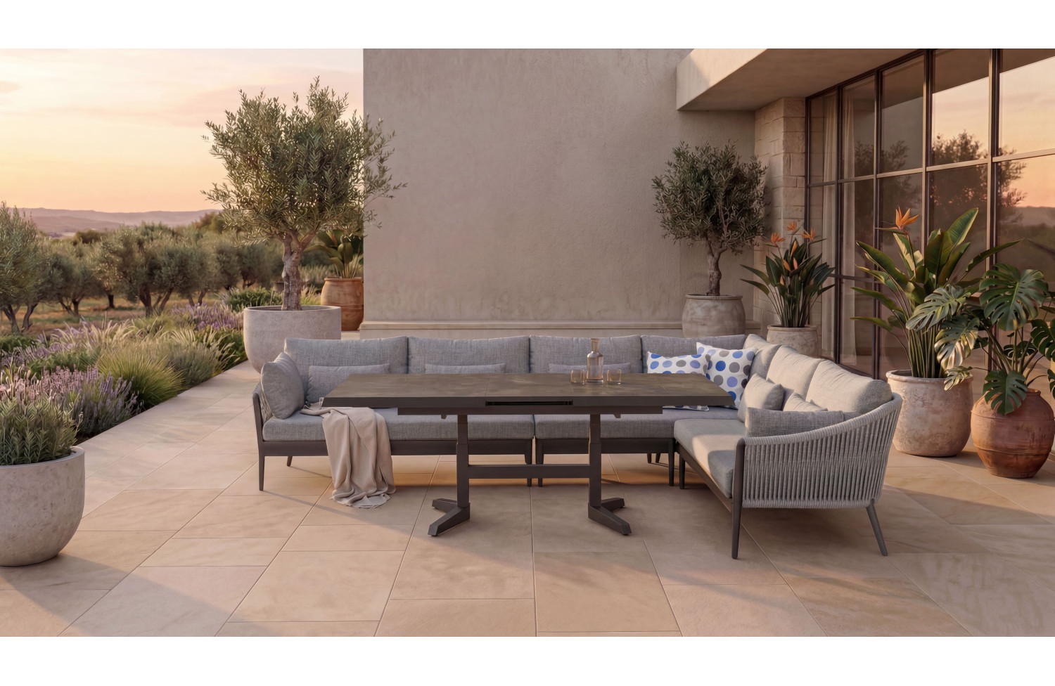 Coner set (with cushison) SUNART SUN 63S SUN 64S SUN 65S SUN 66S / ANTHRACITE