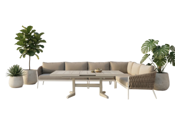 Coner set (with cushison) SUNART SUN 22T SUN 23T SUN 24T SUN 25T / TAUPE