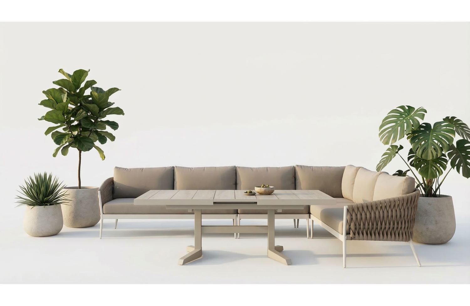 Coner set (with cushison) SUNART SUN 22T SUN 23T SUN 24T SUN 25T / TAUPE