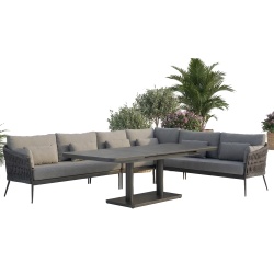 Coner set (with cushison) SUNART SUN 22BW SUN 23BW SUN 24BW SUN 25BW / ANTHRACITE