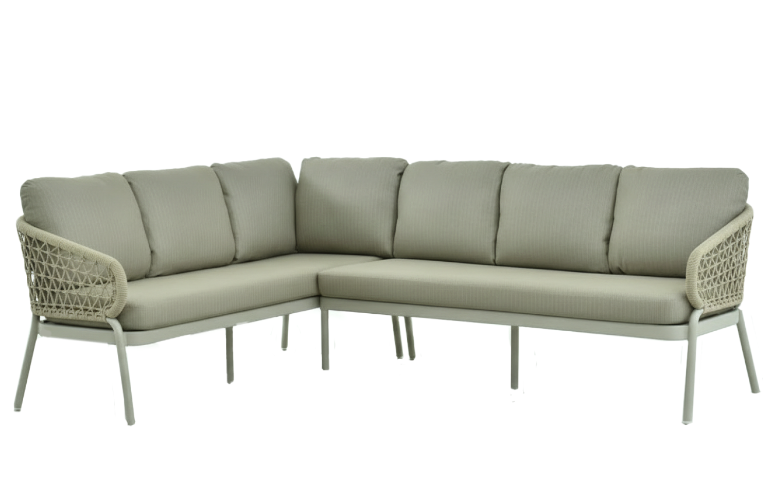 Обідній кутовий комплект ЛІВИЙ (з подушками) SKANDI SK 38T (L) / SK 40T / TAUPE
