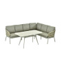 Dining corner set LEFT (with cushions) SKANDI SK 39T (L) / SK 40T / TAUPE