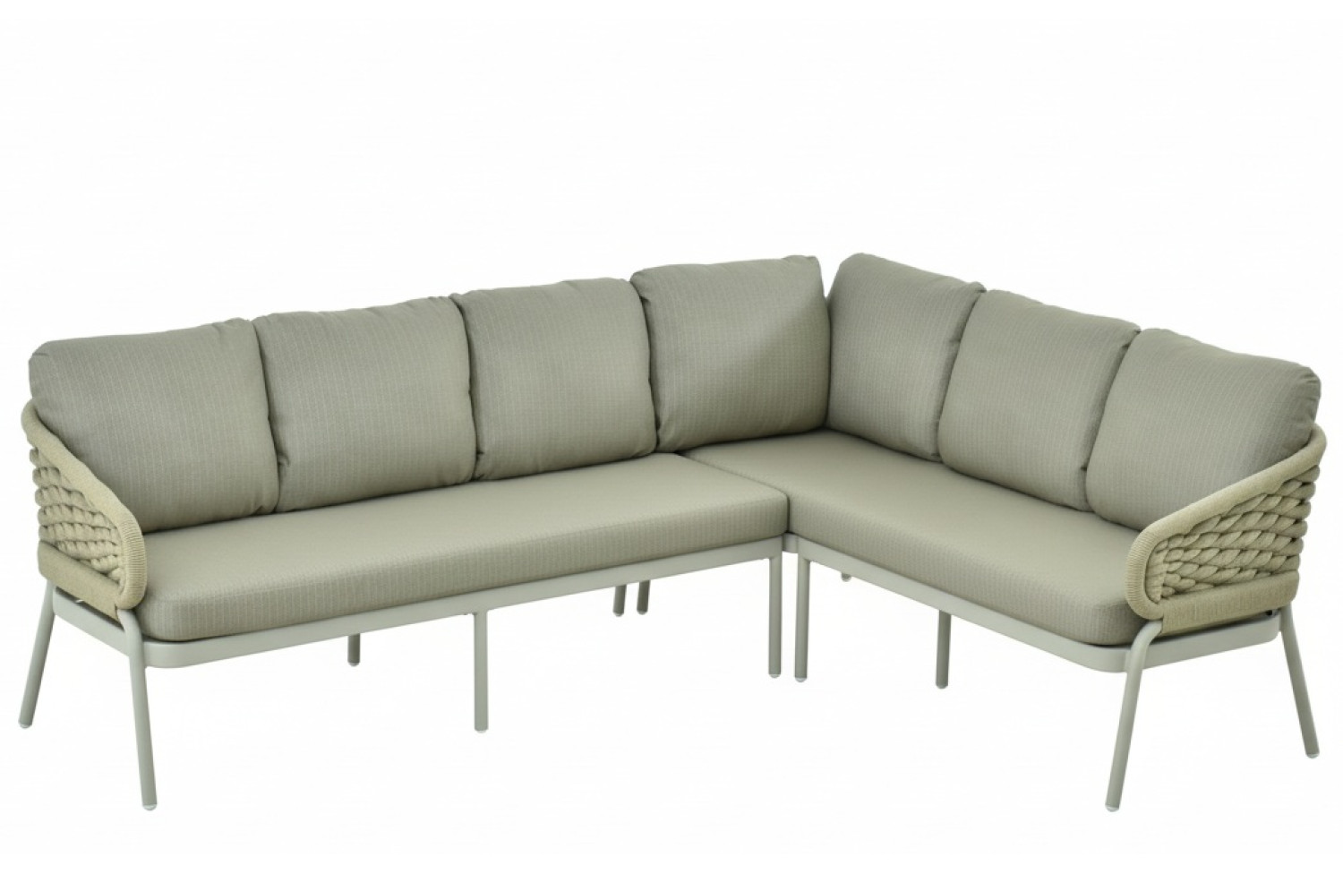 Dining corner set RIGHT (with cushions) SKANDI SK 39T (R) / SK 40T / TAUPE