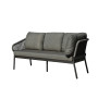 Dining corner set LEFT (with cushions) SKANDI SK 38G (L) / SK 40G / ANTHRACITE